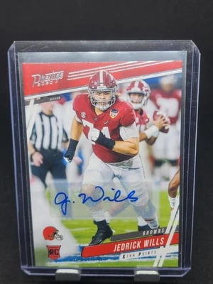 2020 Panini Prestige - Rookies Jedrick Wills #250 (RC) Autograpth signature - Image 1 of 2