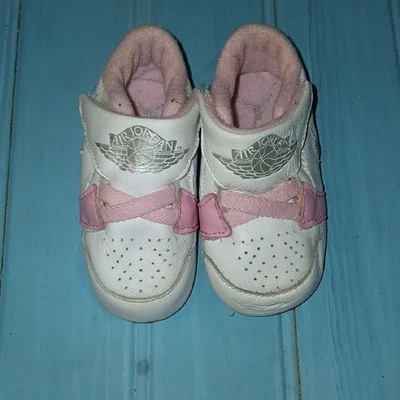 Jordan Kids Sneakers - White and Pink - Image 1 of 4