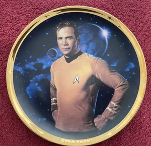 Hamilton Collector "KIRK" plate # 2832 Star Trek 25th Anniversary w/COA - Picture 1 of 4