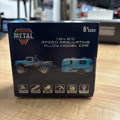 Atlodas Mini Rc Truck, Mini RC Monster Truck, 1:64 Scale Monster Truck Remote - Image 1 of 4