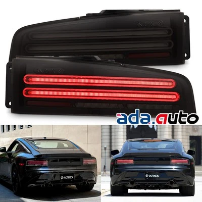 Fit 23-25 Nissan Z Twin-Loop Style NOVA-Series LED Tail Lights Alpha-Black - Image 1 of 4