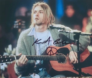 Kurt Cobain Nirvana Autographed signed 8.5x11 Photo Reprint Free Shipping - Picture 1 of 1