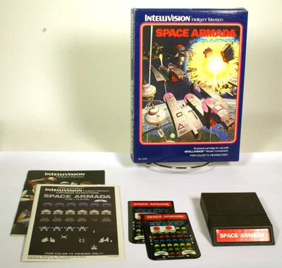 Intellivision boxed game Space Armada cib   - Image 1 of 3