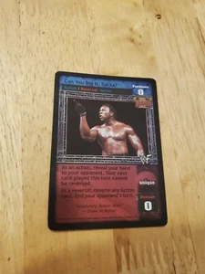 WWE WWF Raw Deal CCG - Can you Dig it Sucka!- Booker T Foil - Picture 1 of 3