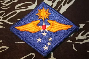 WWII Far East Air Forces Air Corps color shoulder cut edge patch - Imagen 1 de 3
