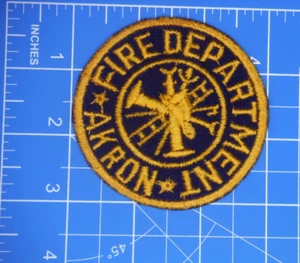 Akron Ohio Fire Department patch-Vintage - Picture 1 of 3