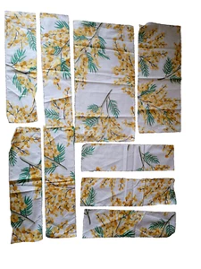 CATH KIDSTON NEW UNUSED 9 piece MIMOSA yellow white green PATCHWORK CRAFT FABRIC - Picture 1 of 1
