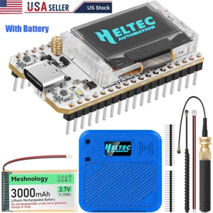 Scheda 915MHz ESP32 LoRa V3 SX1262 OLED+WIFI Lora Kit+batteria+custodia per Meshtastic - Foto 1 di 9
