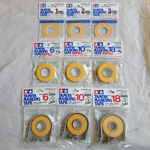 TAMIYA Masking Tape 1mm 2mm 3mm 6mm 10mm 18mm Comes in a Case 6mm 10mm 18mm - Picture 1 of 2