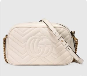 Gucci GG Women GG Marmont Small Matelassé Shoulder Bag - Picture 1 of 16