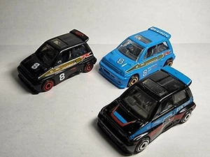 Lote de 3 coches turbo de carreras Hot Wheels '85 HONDA CITY TURBO II diecast cupé - Imagen 1 de 8
