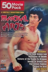Martial Arts 50 Movie Collection - 12-Disc Set (DVD, 2007, 12-Disc Set) - Picture 1 of 2