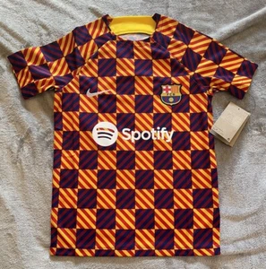 Nike FC Barcelona 2023 Pre Match Spotify Soccer Jersey Youth Size Medium - Picture 1 of 7