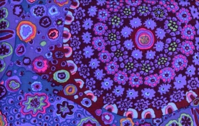 Kaffe Fassett MILLEFIORE BLUE 1 yard  GP92 original issue 2 available - Image 1 of 2