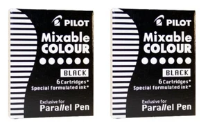 Pilot Tintenpatrone Parallel Pen 2er Set schwarz - Bild 1 von 1
