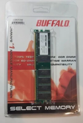 NEW BUFFALO Select PC-3200 U (400MHz) - DDR SD RAM - 512MB - S/N 60504 - Image 1 of 4