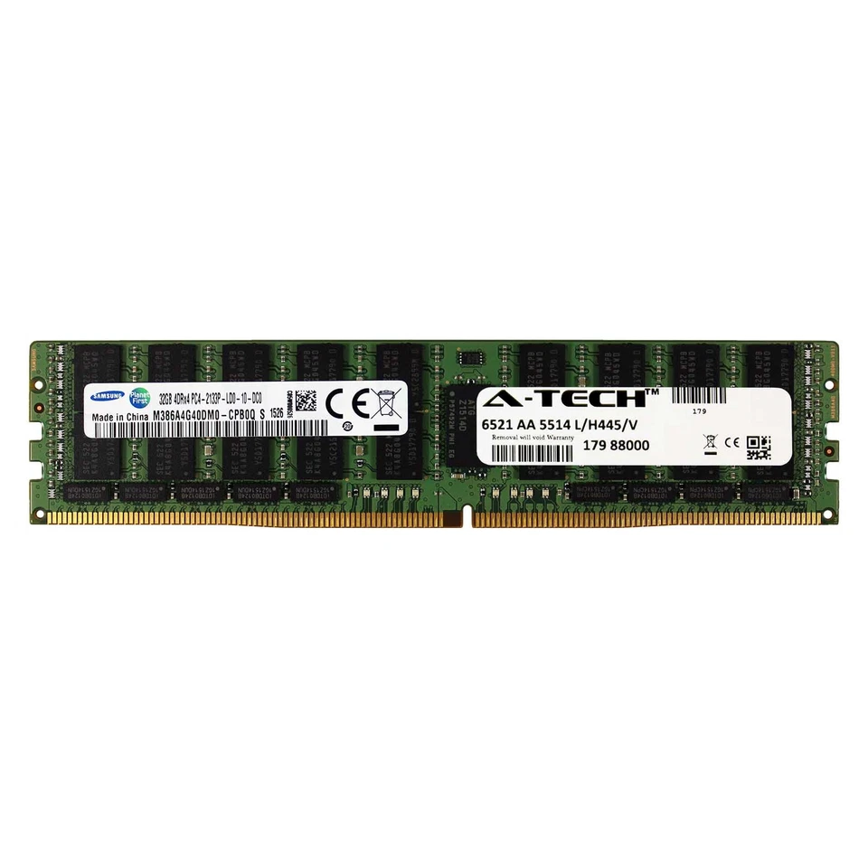 DDR4 2133MHz LRDIMM 32GB Module HP Cloudline CL2100 CL2200 G3 1211R Memory RAM - Image 1 of 1