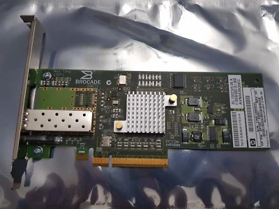 HP AP769-60001 571520-001 Brocade 815 8GFC 8G Fibre Channel SFP PCI-e 2.0 x8 - Image 1 of 4
