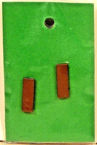 Par de insignias de rango de cuello teniente 2do LT alférez del Cuerpo de Marines de la Marina de los Estados Unidos - Imagen 1 de 2