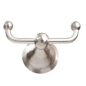 ARISTA Bath Products Fremont Collection Double Robe Hook in Satin Nickel - Picture 1 of 1
