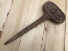 A nice antique cast iron Grave number marker number 125 house row number etc
