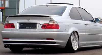 Alerón trasero negro brillante para BMW Serie 3 E46 1999-2004 cupé 2 puertas Foto 1 de 2