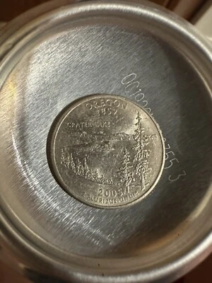 OREGON 1859 Crater Lake  State Quarter 25C Coin 2005 P Mint - Image 1 of 3