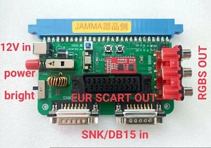 SuperGun JAMMA CBOX Pandora Box Arcade board Neo Geo SNK Joypad DB15 MVS RGBSync - Picture 1 of 10