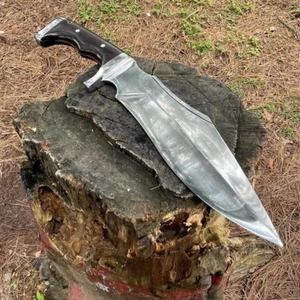 Custom Handmade High Carbon Stahl Klinge Survival Bowie Jagdmesser für Camping - Bild 1 von 9