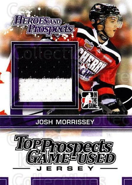 2013-14 ITG Heroes and Prospects Top Prospects Jersey #19 Josh Morrissey - Image 1 of 1
