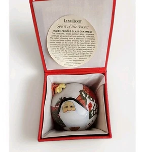 Raro | Lynn Haney - Ornamento Espíritu de la Temporada "Santa Claus" | Difícil de Encontrar De Colección - Imagen 1 de 11