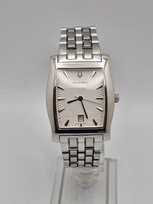 2003 A3 BULOVA ACCUTRON STAINLESS STEEL MEN QUARTZ DATE WATCH SWISS MADE🔥NICE🔥 - Image 1 of 4