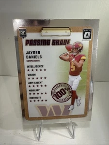 2024 Panini Donruss Optic - Passing Grade Jayden Daniels #2 (RC) - Picture 1 of 7