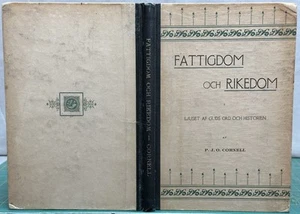 Peter J Cornell / FATTIGDOM OCH RIKEDOM I LJUSET AF GUDS ORD OCH Signed 1901 - Picture 1 of 5