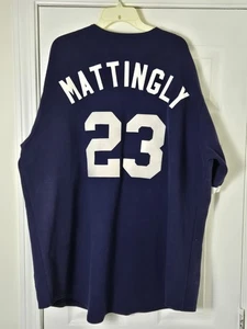 Vintage Sewn Majestic Cooperstown New York Yankees Don Mattingly Jersey 3XL #23 - Picture 1 of 10