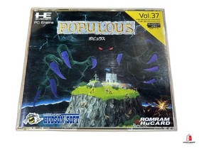 Populous (pc engine)(TurboGrafx-16,1991) from japan good Used