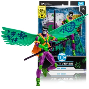 Figura McFarlane Toys Red Robin Jokerized Gold Label 7" - Imagen 1 de 9