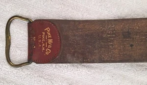 Correa de afilado vintage de lucio. Pike Mfg. Co. PIKE N.H. EE. UU. Nº4 / Newshell - Imagen 1 de 11