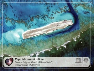 Postcard Hawaii Papahanaumokuakea French Frigate Shoals WHS Unesco MINT - Picture 1 of 2