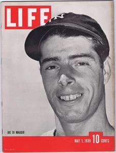 LIFE 1939 May 01 Vintage US Mag Joe DiMaggio cover - Bild 1 von 2