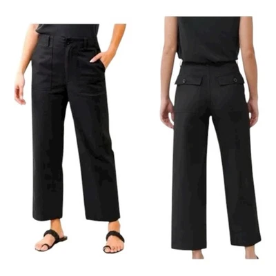 Pantalón Jenni Kayne Ranger Pantalón Pierna Recta Negro Talla 8 Foto 1 de 4