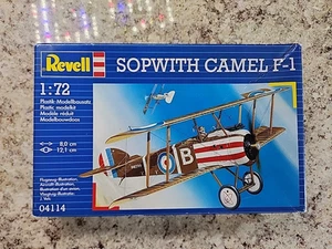 REVELL Sopwith Camel  F-1 model kit  04114  1/72  WW 1 AIR PLAIN New Sealed - Picture 1 of 10
