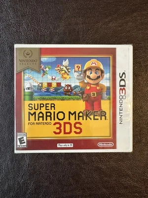 Super Mario Maker 3DS (Nintendo 3DS, 2015) совершенно новый в заводской упаковке - Изображение 1 из 4