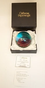 Caithness Kunst Glas Briefbeschwerer Time Traveler LE 10/750 OVP + Colin Terris - Bild 1 von 14