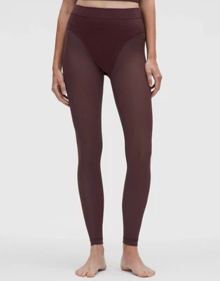 Lululemon Nulu High Rise Mesh Panel Tight 28" Plum Size 6 (UK 10) RRP - £108 - Image 1 of 4