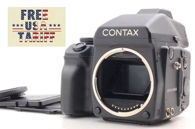 ⏯️ [Optical TOP MINT] Contax 645 Body MF-1 Finder MFB-1 A 120 / 220 Back JAPAN - Image 1 of 4