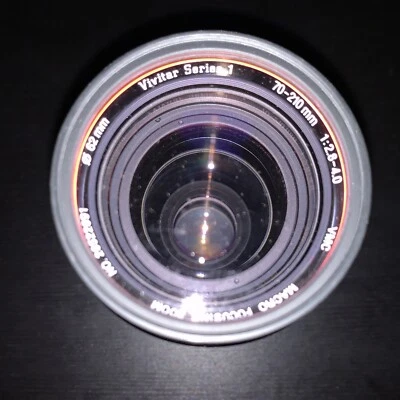 Nikon Vivitar 70-210mm Macro zoom lens and HOYA 62mm Skylight Lens - Image 1 of 4