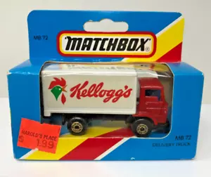 MATCHBOX SUPERFAST MB 72 DELIVERY TRUCK KELLOGGS SEALED BOX M223 - Picture 1 of 6