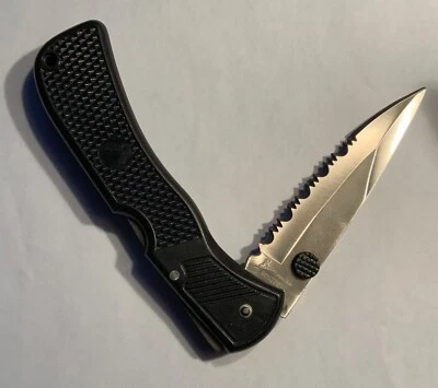 Navaja de bolsillo FROST/vaina negra - cubiertos Frost - Barracuda Foto 1 de 4