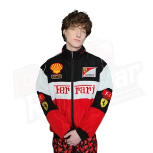 Giacca da corsa Ferrari F1 multi toppa ricamata - Foto 1 di 2